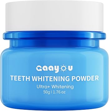 Tooth Whitening Powder Remineralizing Teeth Whitening Powder Instant Tooth Powder Mint Flavor Teeth Whitener Toothpaste Powder for Tooth Stain Removal 50g/1.76oz
