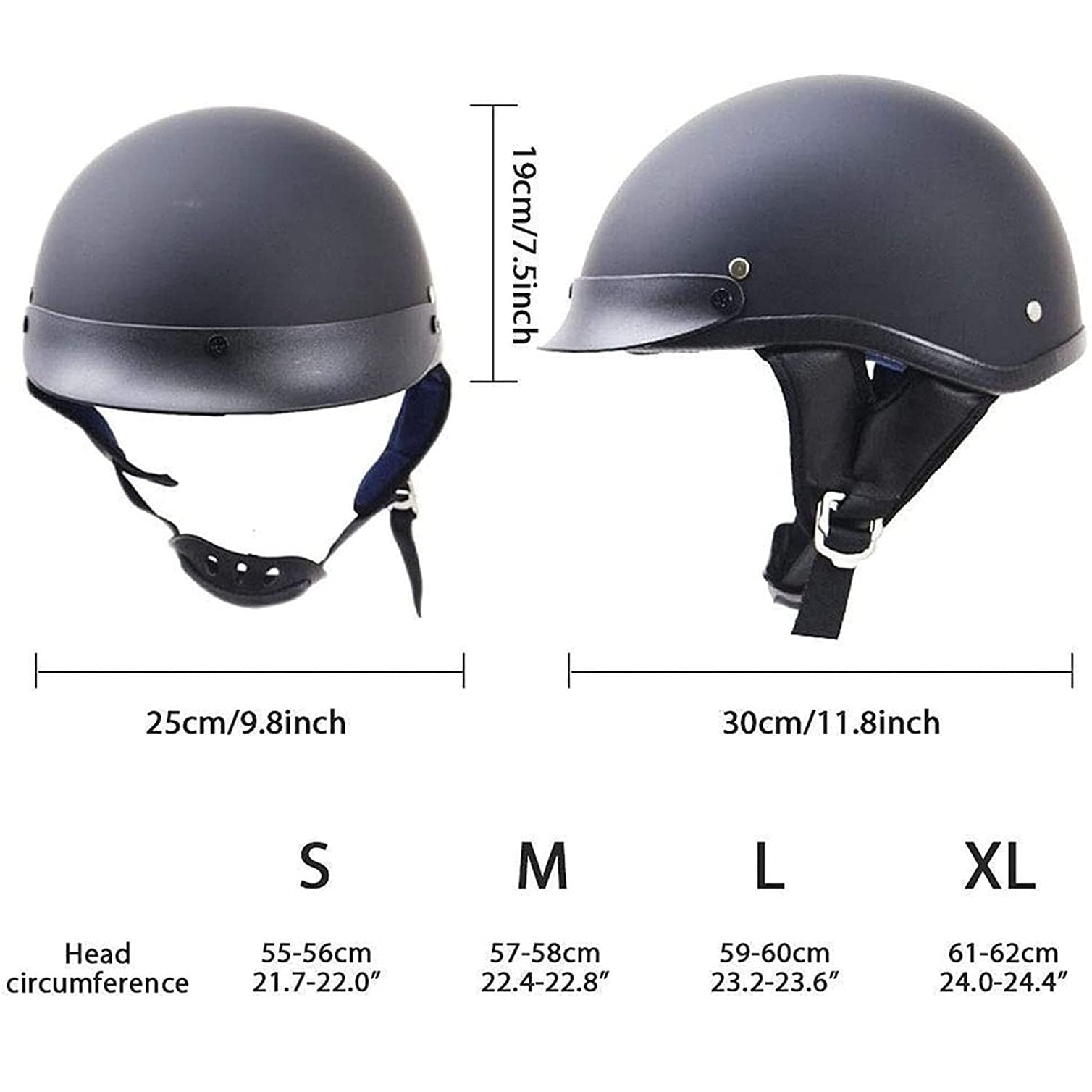 Casco Moto Vintage Jet ECE Homologado Casco De Motocicleta Half Casco Cráneo Pequeño Y Ligero Capmotorbike Cara Abierta Liberación Rápida Hebilla para Hombres Y Mujeres A,M