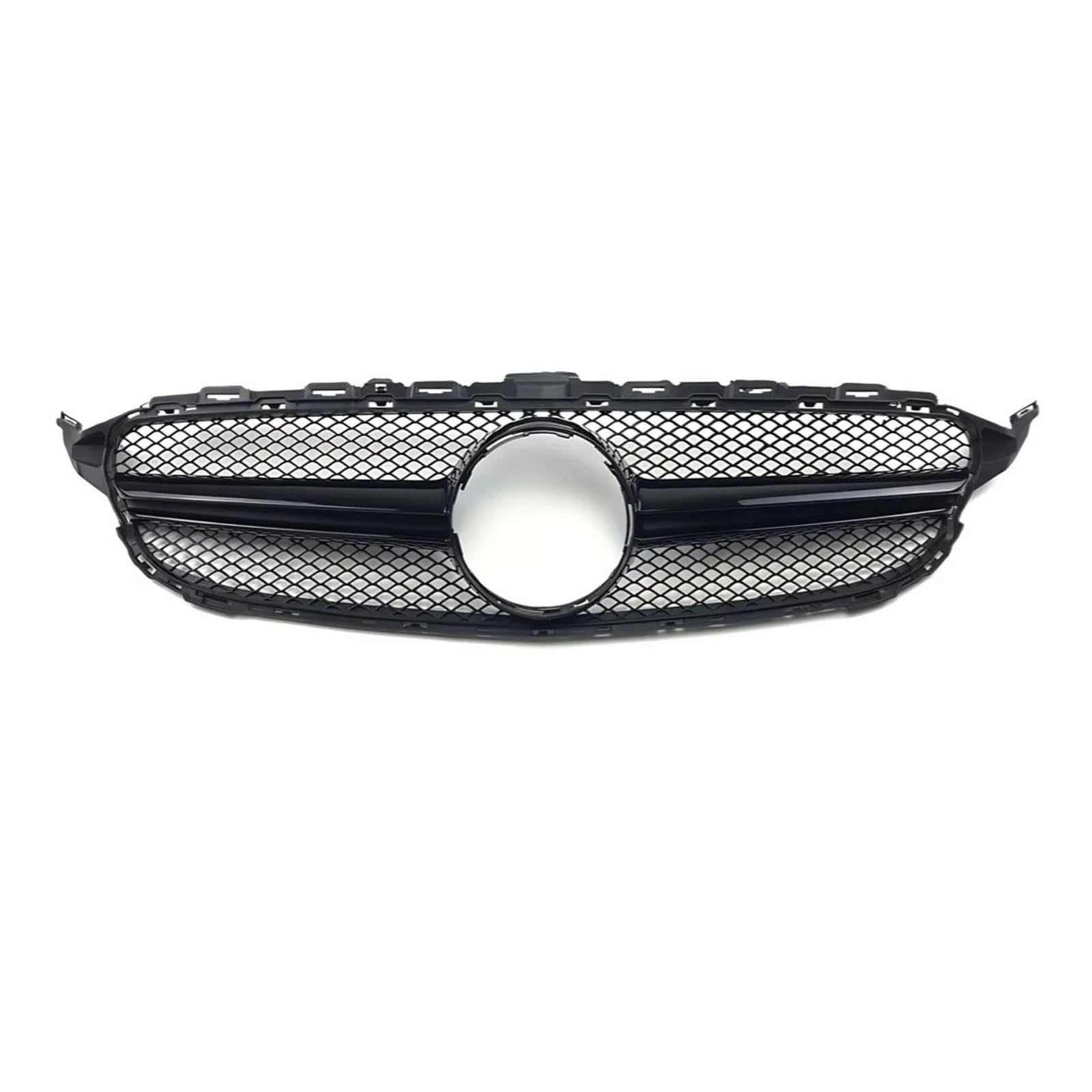 Błyszcząca Czarna Przednia Kratka Do Mercedesa Klasy C W205 C205 2014-2018