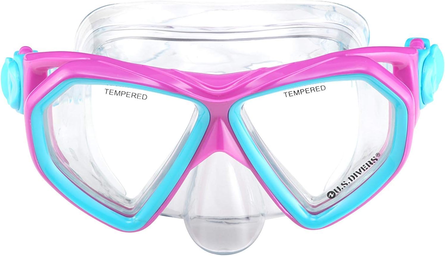 U.S. Divers Junior Large Kids Dorado Mask, Proflex Fins, & Sea Breeze Snorkel Set with Carry Travel Bag, Fun Purple,SR248O5121L