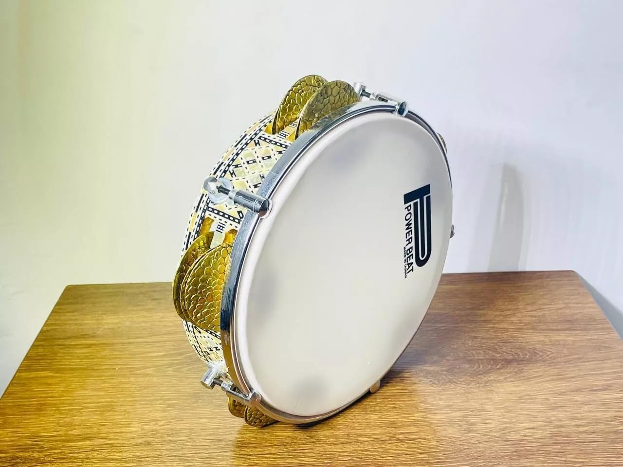 Pro Riq, Tambourine Mosaic Drum darbuka inlaid mother of pearl By FAMA