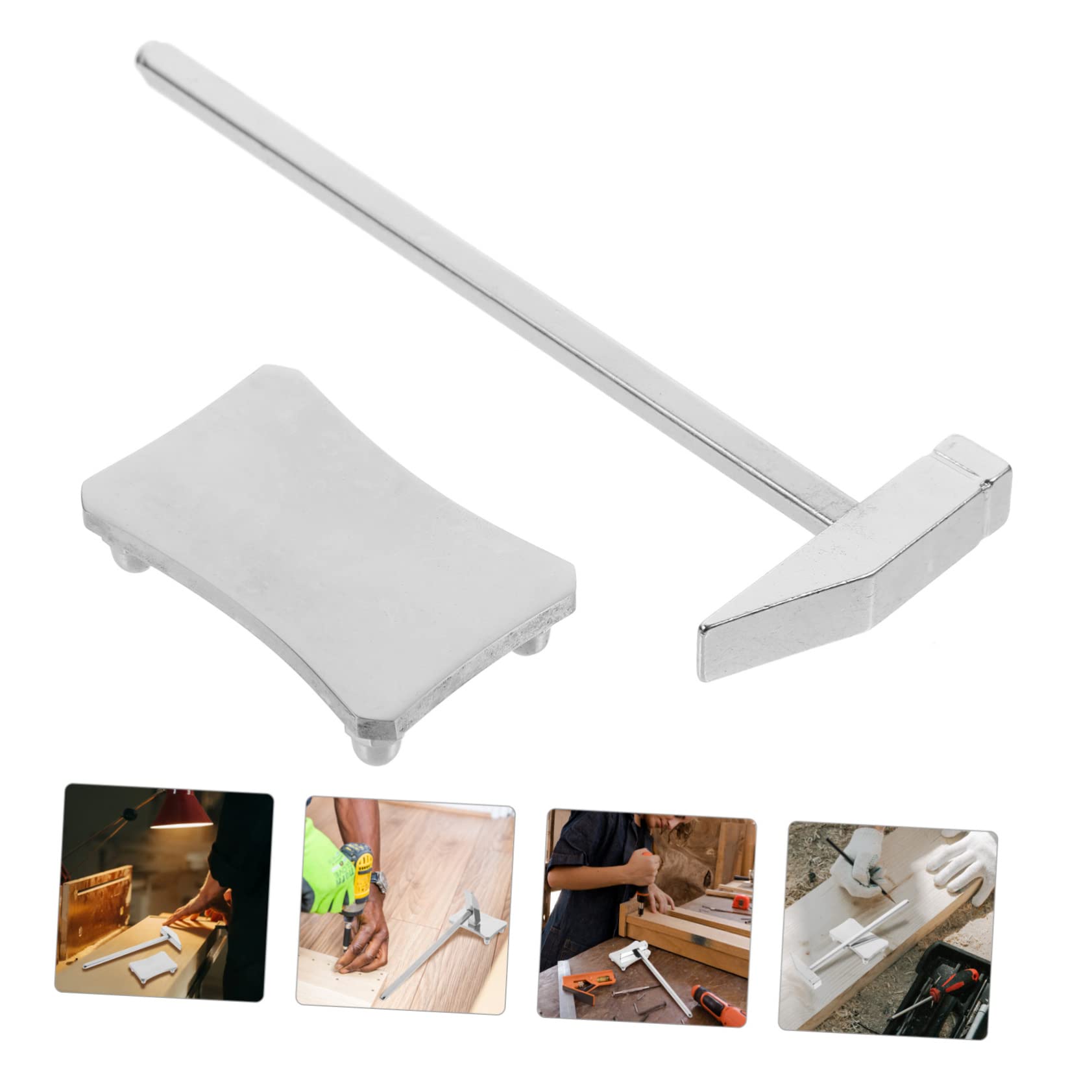 Homoyoyo 1 Set Multifunctional Small Hammer Kit Framing Hammer Tack Hammer Throw Mallet Fist Hand Tools Stake Drill Dead Blow Hammer Screwdriver Power Tools Picture Framing Tools Steel