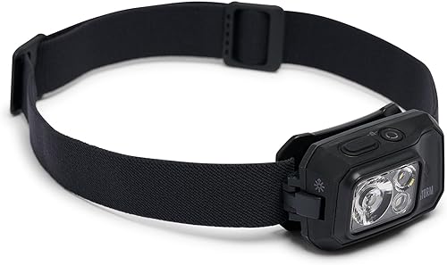 Miniatura 14 de BLACK DIAMOND Storm 450 Linterna de Cabeza | 450 Lúmenes de Brillo | Impermeable y Regulable | Funciona con 3 Pilas AAA (Incluídas) | Para Acampar,
