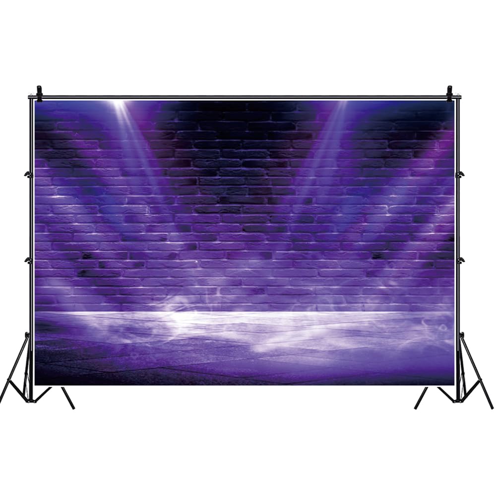 Renaiss 10x6.5ft Stage Spotlight Backdrop Nightclub Musical Hall Club Stage Concert Photography Background Kids Adults Birthday Party Decoration Vlogger Video Shooting Vinyl Studio Props - View #9