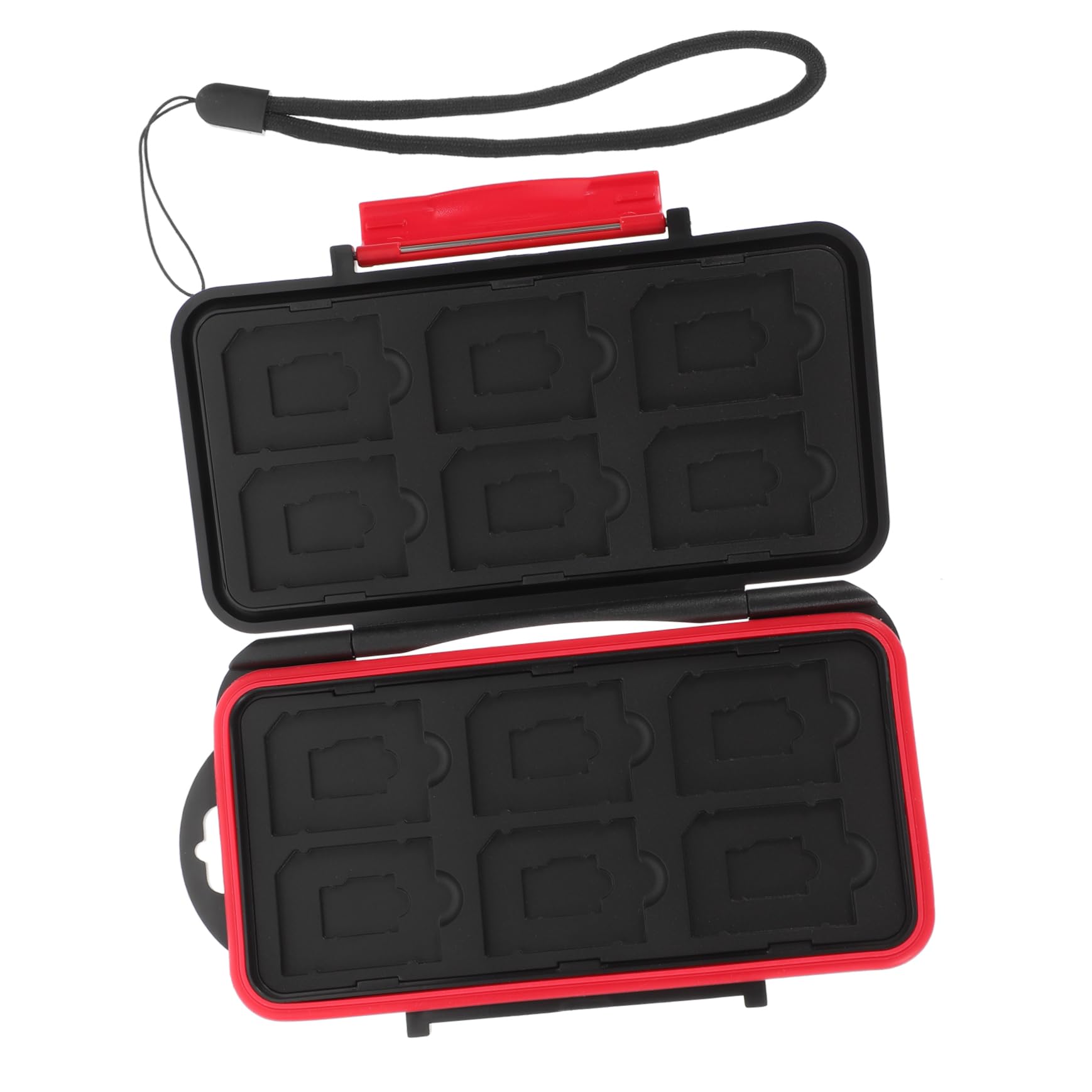 HOMSFOU Memory Card Holder Box Portable Memory Card Case for and Construction Shockproof Organizer for Secure Storage