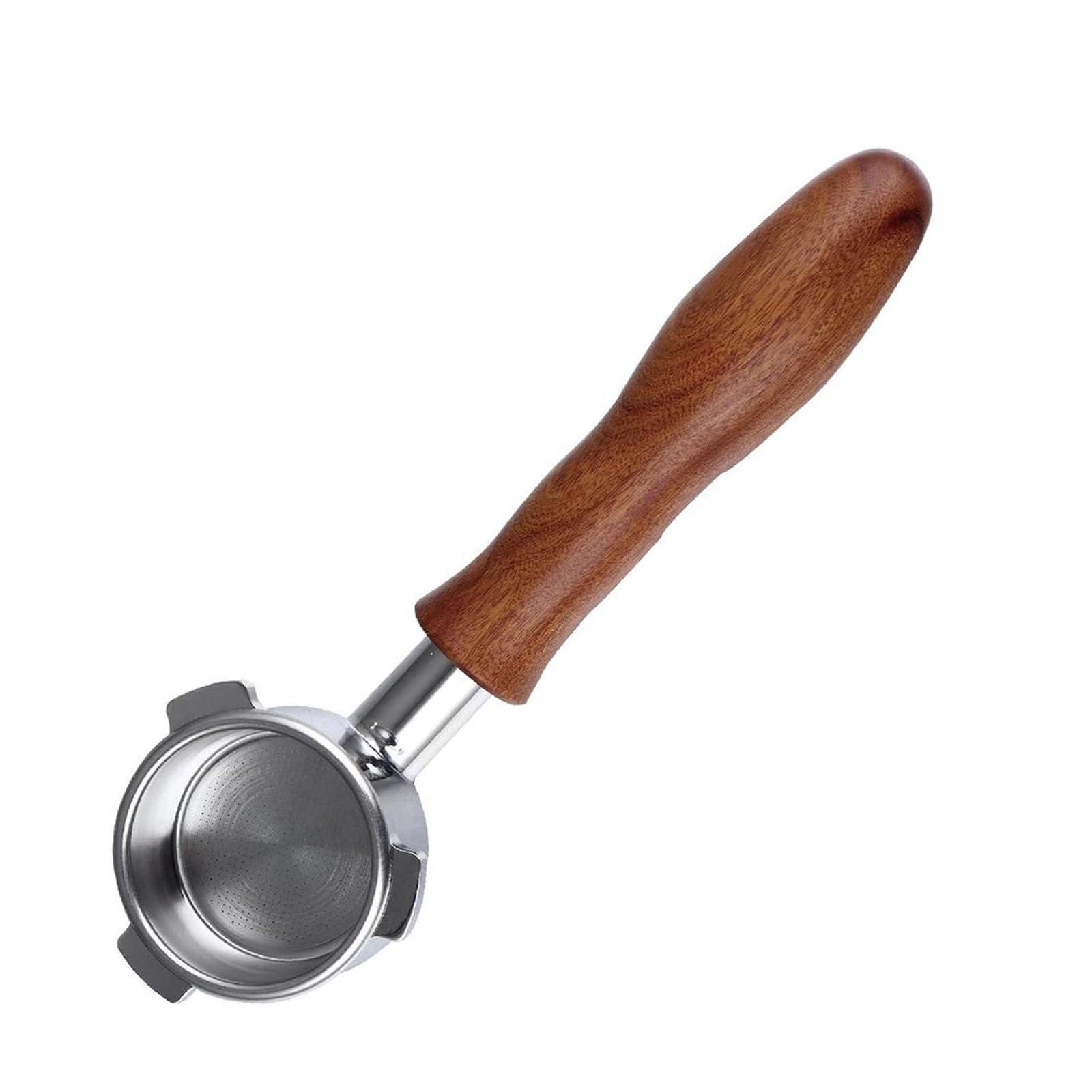 Elnwnnkc Stainless Steels Coffee Bottomless Portafilter Handle Durability for Espressos Machines and Pouring Brewing Coffee Machine Handle Stainless Steels