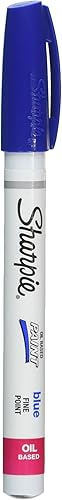 Sharpie Marcador de pintura a base de aceite de punta fina, azul (SAN35536)