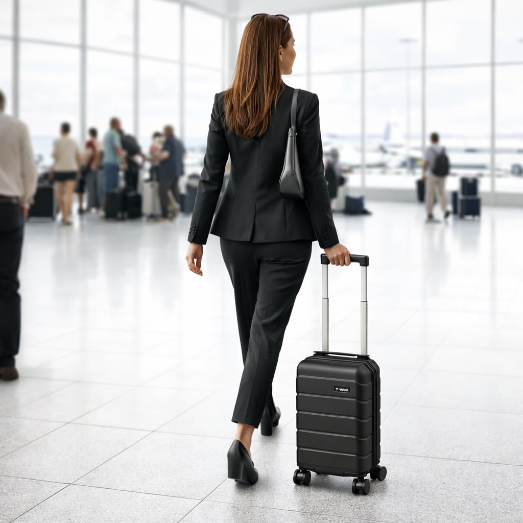 T-LOVENDO.ES Maleta de Viaje Cabina 40x25x20cm (20L) Upfly Underseat 16 XXS con Ruedas Desmontables. Maleta Cabina Ideal como Equipaje de Mano para Ryanair, Vueling o Easyjet, pequeña — view 2