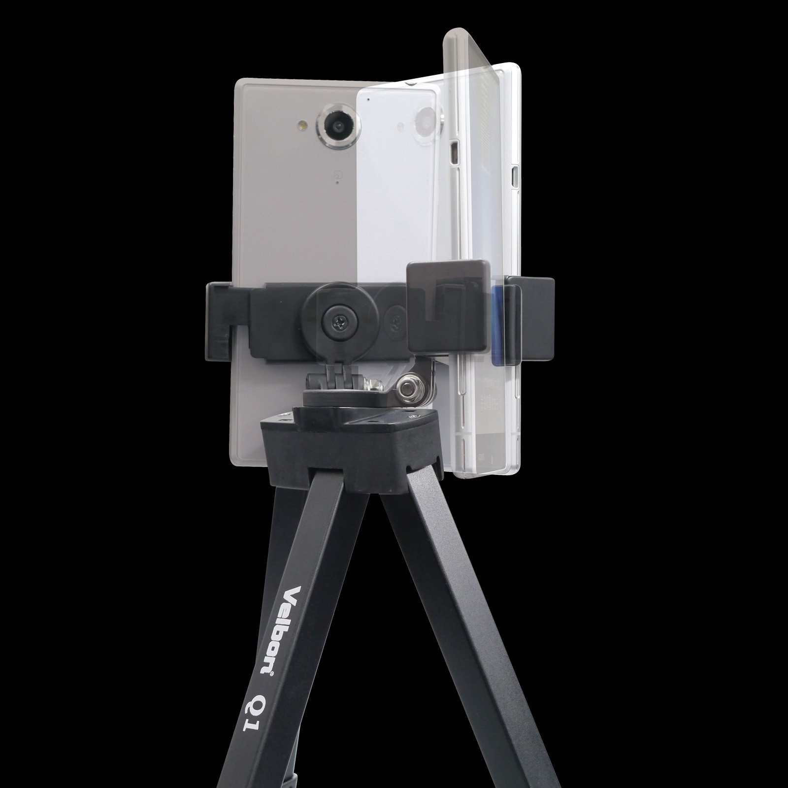 Amazon | Velbon スマホ三脚 Q1 GOLD 8段 脚径16mm 小型 3Way雲台