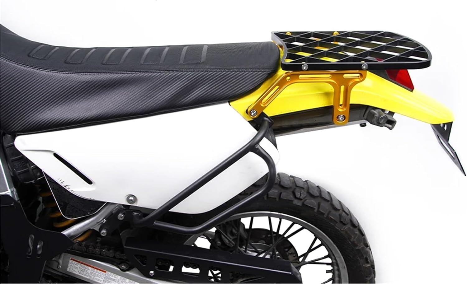 Replacement for Suzuki DR650 1996-2025 DR 650 Motorcycle Side Cover Saddle Bag Guards Rear Luggage Rack Top Case Carrier Support Bracket(Black)