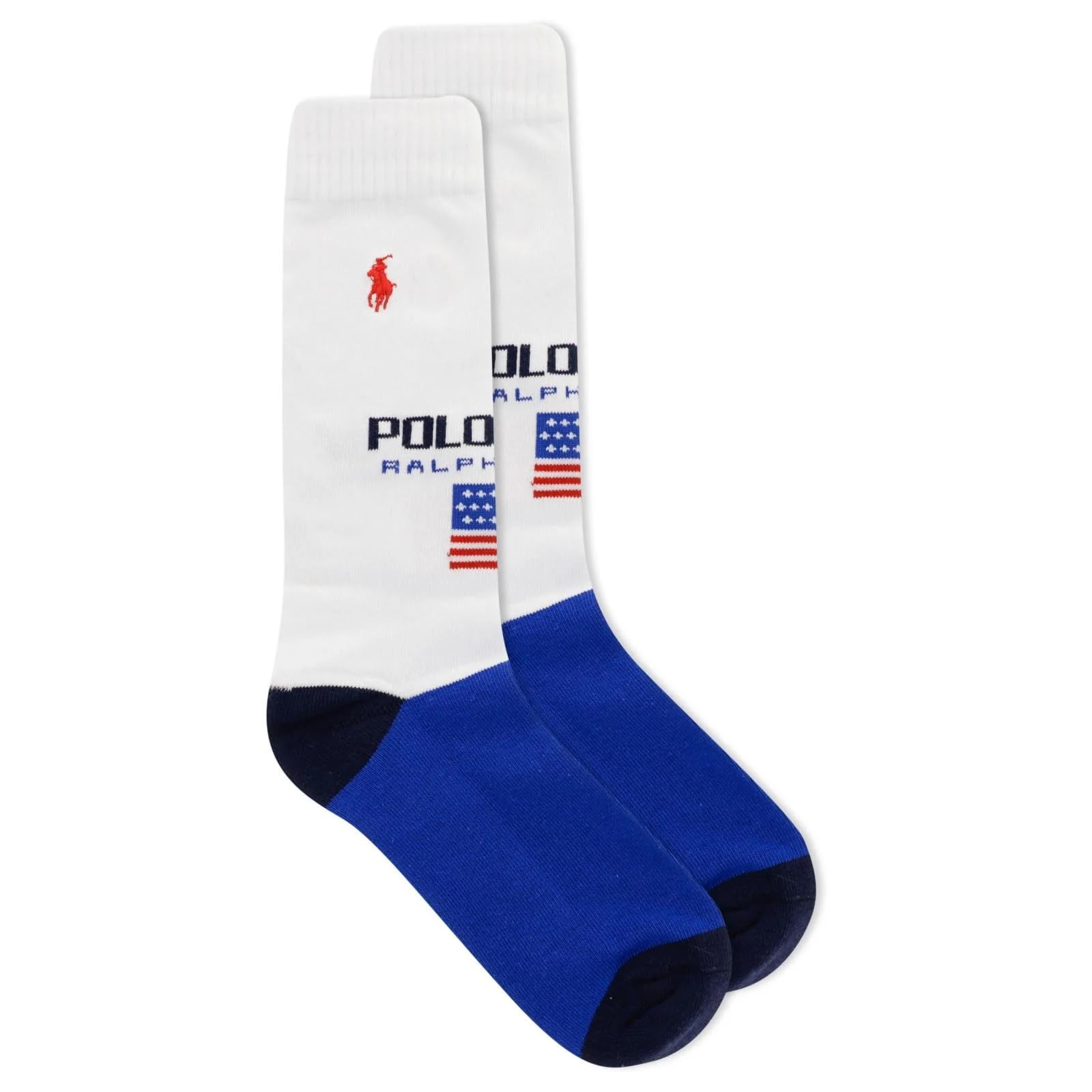 POLO RALPH LAUREN Men's Polo Sport Color Block Crew Sock - 1 pair