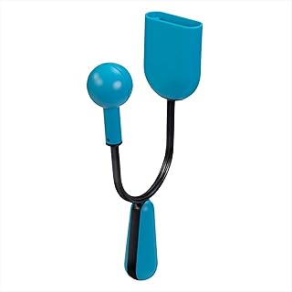 Voggenreiter Hi-Lo Vibra Vibraslap - Instrumento de percusión para un sonido claro y potente (27 x 13,5 cm, mango ergonómico, martillo metálico), color azul y negro