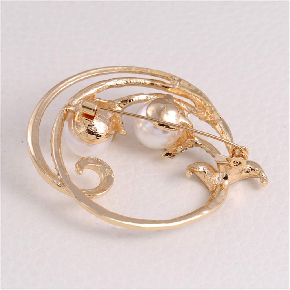 Elegant Brooches Broches for Women Flower Pearl Brooch Pin Elegant Suit Dress Brooches for Women Badge Hija