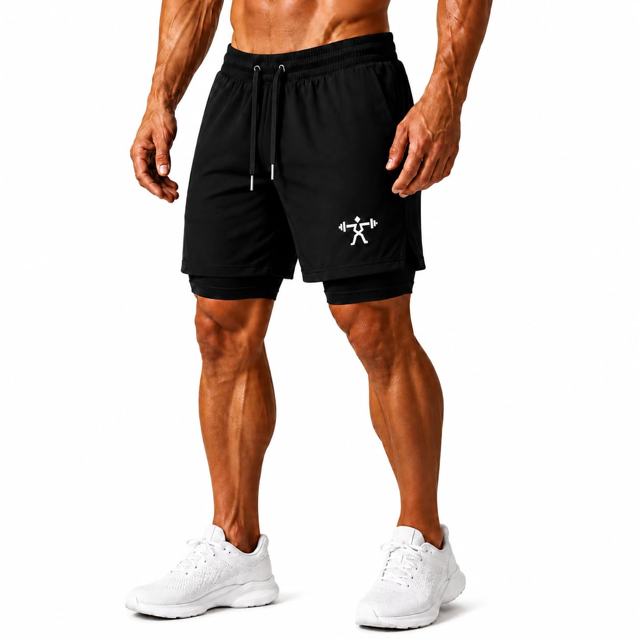 Men's NS Lycra Quick Dry Gym Shorts | 4-Way Stretch Sports Shorts with Zipper Pockets | Lightweight Running, Training, Workout & Activewear Shorts for Men-picture-34
