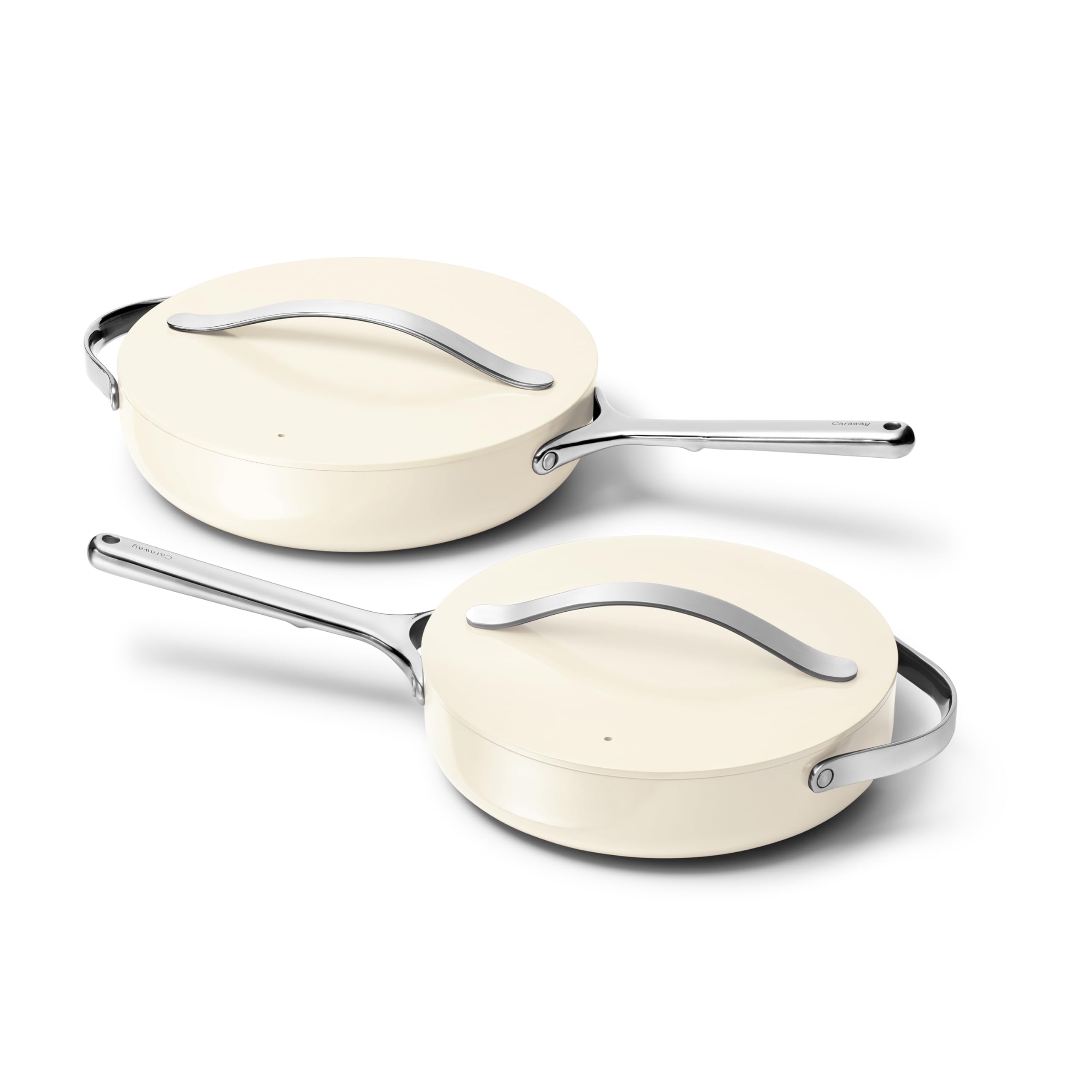 Caraway 4-Piece Sauté Pan Duo with Lids