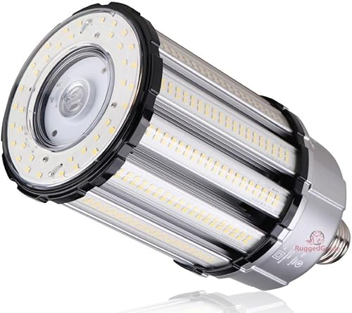 Bombilla LED de maíz de 120 vatios - Serie Aries III - 16,400 lúmenes - 5000K - Base Mogul grande E39 - Sobretensión integrada de 6KV - Regulable -