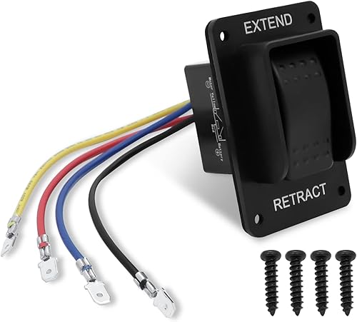 387874 - Interruptor estabilizador eléctrico para caravana, compatible con conectores estabilizadores de alta velocidad Lippert, conector