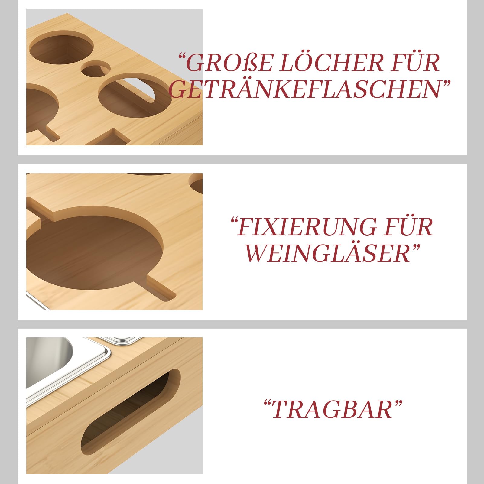 Bankbar, bankorganizer op de bijzettafel, salontafel, houten biercadeau voor mannen,... | bol