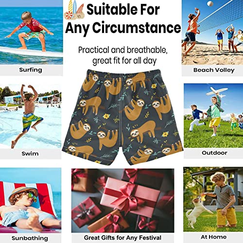 visesunny Boys Surfing Board Shorts Quick Dry Boys Swim Shorts Toddlers Swim Trunks Size from 2T to 14/162