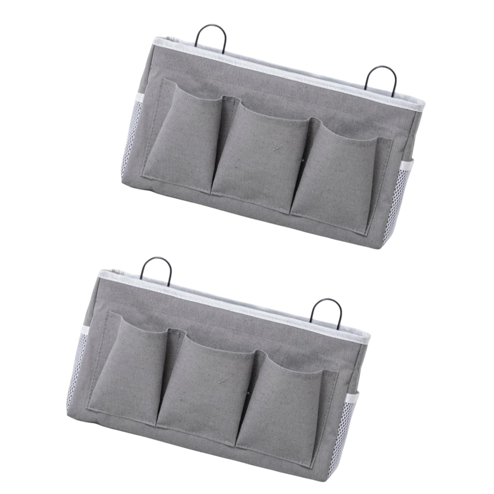 Shntig Wall Mounted Storage Basket with Multiple Pockets for Organizing Magazines Books and Small Items for Home or Portable Living Kitchen Wall Planner