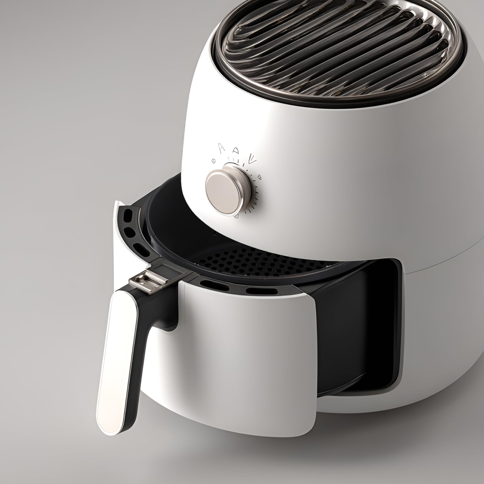 Acero al Carbono Cesta Negra 2, 6 L de Freidora de Aire
