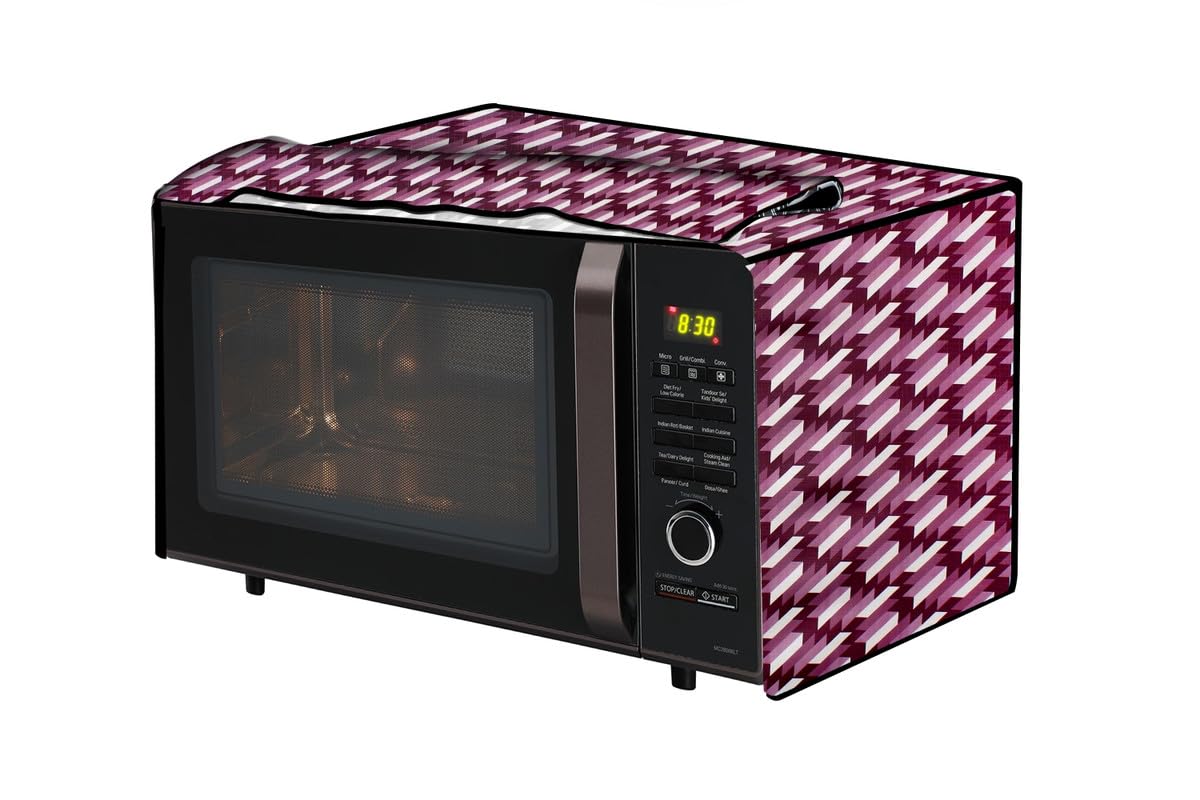 Microwave Oven Cover - Sand Pattern Brown -8