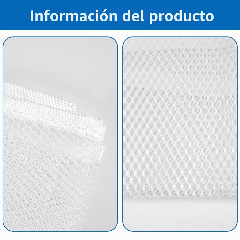 Malla De Seguridad para Escaleras 80cm x 3m Red de Seguridad para Niños, Red de Seguridad Infantil, Malla Protectora Balcon, Red Seguridad para Niños, Red de Seguridad para Balcones, Blanco
