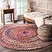 Tappeto Area NuLOOM Tammara Intrecciato A Mano In Cotone Riciclato, Multicolore, Ovale 2,4x3,4 M