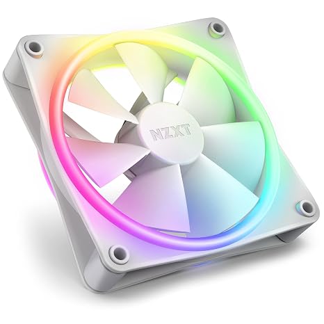 NZXT F120 RGB Duo Triple Pack - 3X 120mm RGB Fans + Hub - White