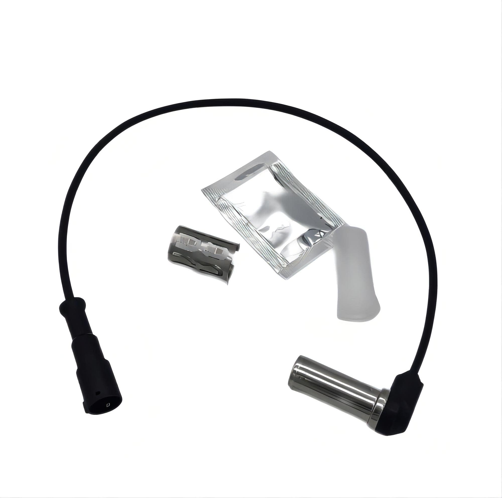 SenruijiaR955335 Truck ABS Brake Sensor Kit 15.75''Length 90 Degree Sensors S4410328080 Compatible with Meritor WABCO Volvo Freighter DAF Great Dane Replaces 1315698 A0025423118