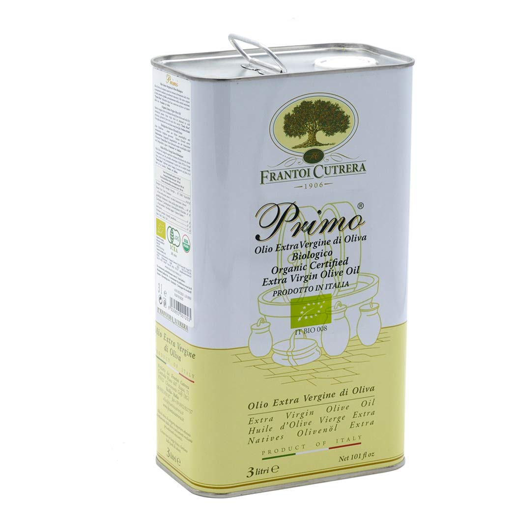Organic Extra Virgin Olive Oil Primo Cutrera 3 ltEU Organic