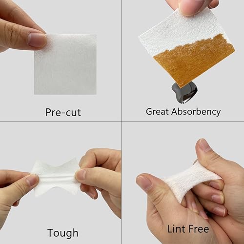 Miniatura 2 de Parches de limpieza de pistola de 12"3" con caja de almacenamiento, paño de pistola sin pelusa para rifle pistola escopeta 0.354 in.22Cal.270