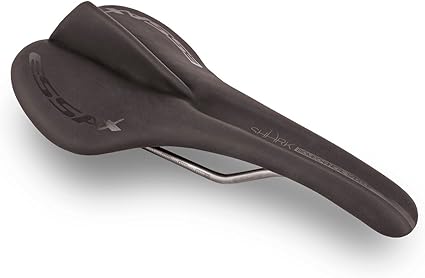 Amazon.com: ESSAX Shark - Sillín de bicicleta para hombre, Negro, 130 mm :  Deportes y Actividades al Aire Libre