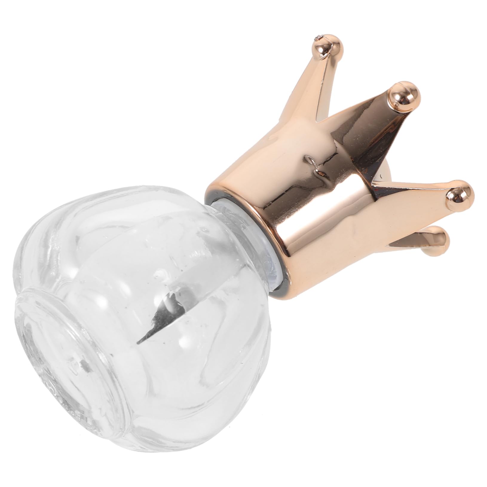 minkissy 10ml Glass Nail Polish Bottle Container Brush Nail Polish Dispenser Leakproof and Reusable for Projects or As