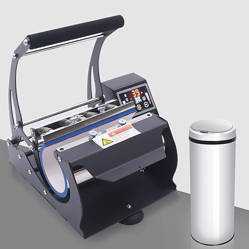 Miniatura 3 de Máquina de prensa de calor de vaso de 110 V, LCD digital automática taza de café máquina de prensa de calor Máquina de transferencia de calefacción