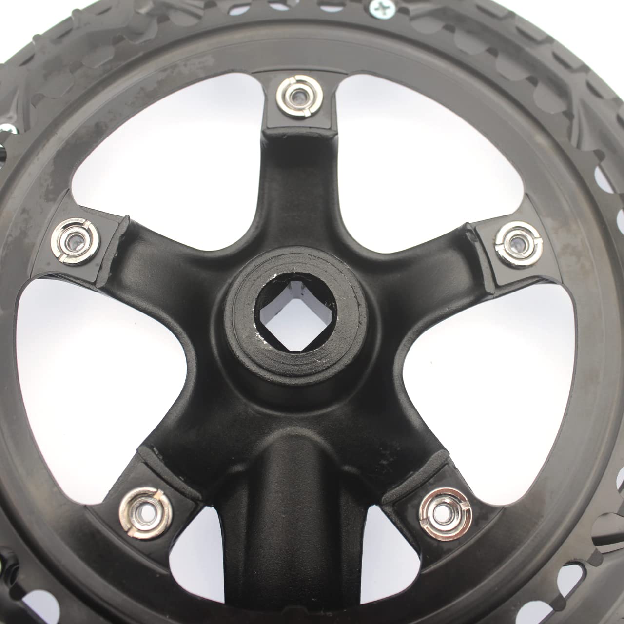 Guarnitura MTB 42-52T Strada/Pieghevole Grulency Grulency 6/7/8/9 velocità 170mm in Lega di Alluminio in Lega di Alluminio Gettono in Acciaio Diamond Foro Diamond Pignero Guarnitura