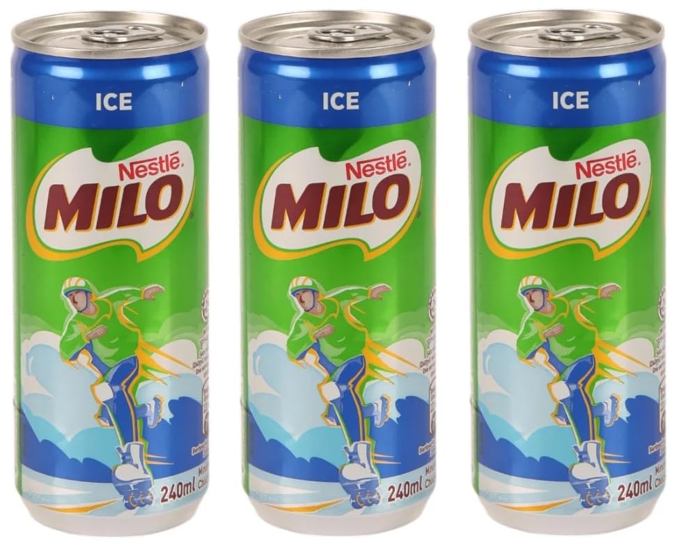 Nestlé MILO Ice Chilled Chocolate Malt Drink, 240ml X Pack of 3, (From Vietnam) Get Flavourito Kunafa Chocolate 20g Absolutely Free From DECADENT FOODS-image-23