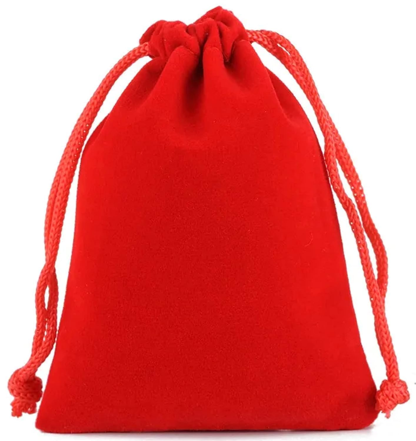 Anl Etails Velvet Potlis, Bridal Purse Women handbag Shagun Pouch Return Gifts 6"x 8" (Pack of 10) (Red)-picture-55