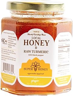 Sponsored Ad - Super Honey - North Carolina Honey - Honey with Turmeric, Ginger, & Black Pepper - Honey for Tea - Wildflow...
