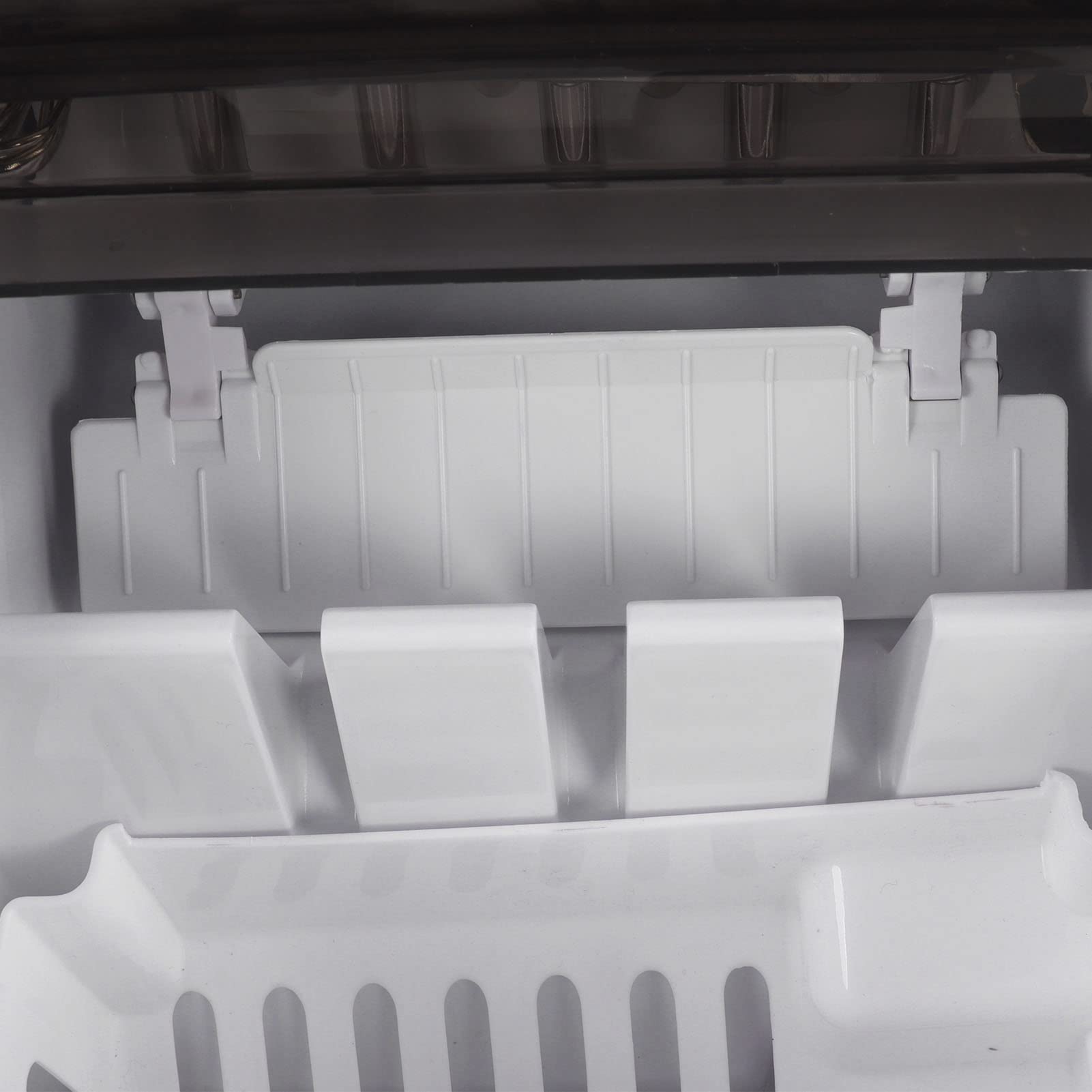 FTVOGUE Máquina para Hacer Hielo en Encimera, Máquina para Hacer Hielo Portátil ABS de 112W con Tanque de Agua de 2,2 L para Cocina, Oficina y Fiesta