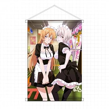 食戟のソーマ『B2タペストリー えりな&アリス』 Amazon.co.jp: 食戟のソーマ 描き下ろしB2タペストリー えりな