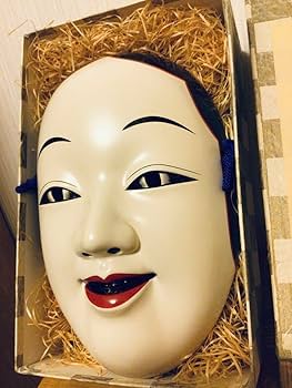 Amazon.co.jp: 岡山総社吉備 双藝社 神楽 能面 櫛稲田姫 清巳作