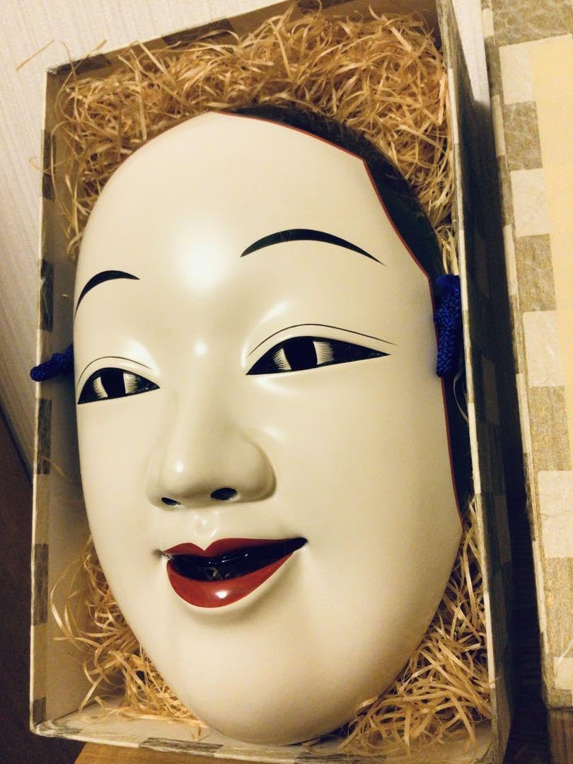 Amazon.co.jp: 岡山総社吉備 双藝社 神楽 能面 櫛稲田姫 清巳作 美術
