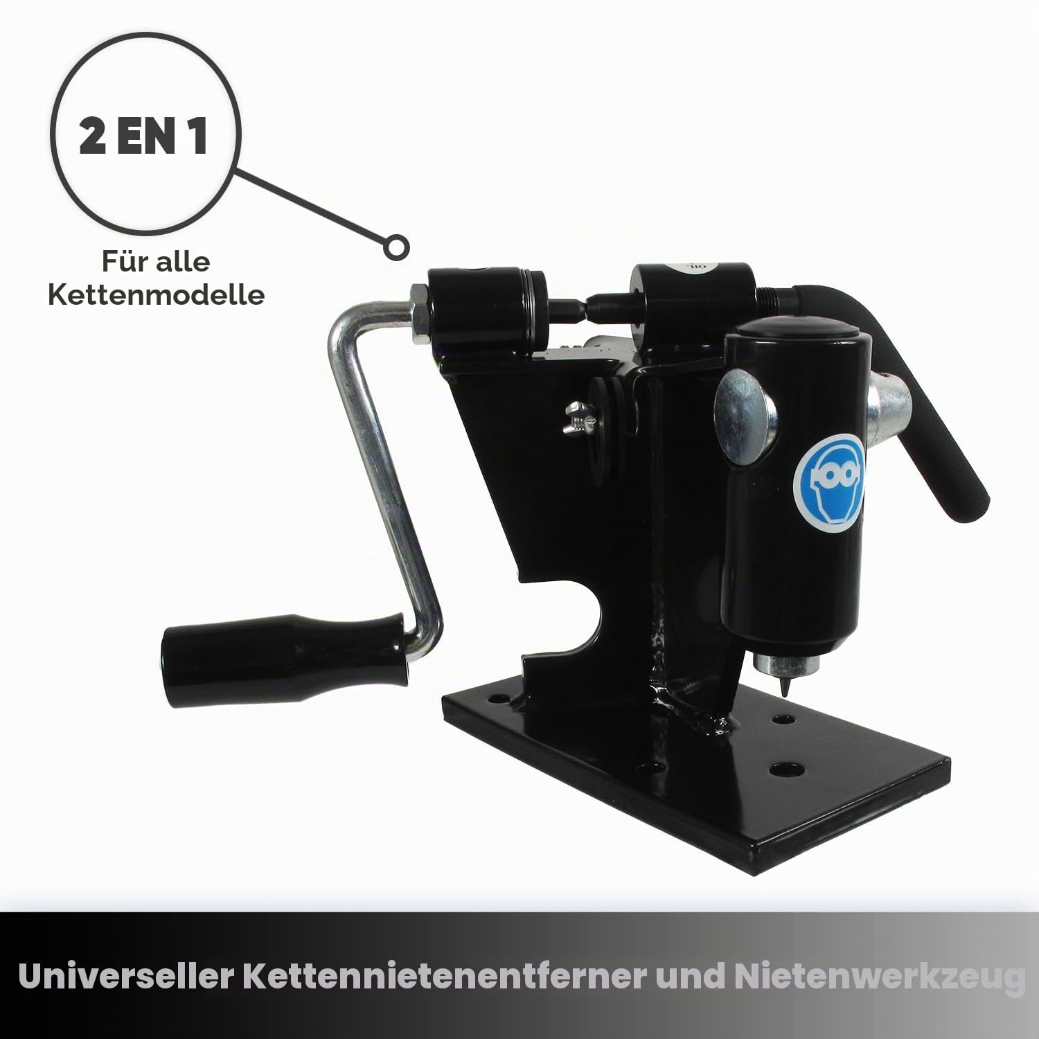 UNIVERSAL - Kettenentnietgerät - Handlicher, stabiler Ausführung - Komplett, sofort einsatzbereit - Inkl. Ersatzdorn und Amboss