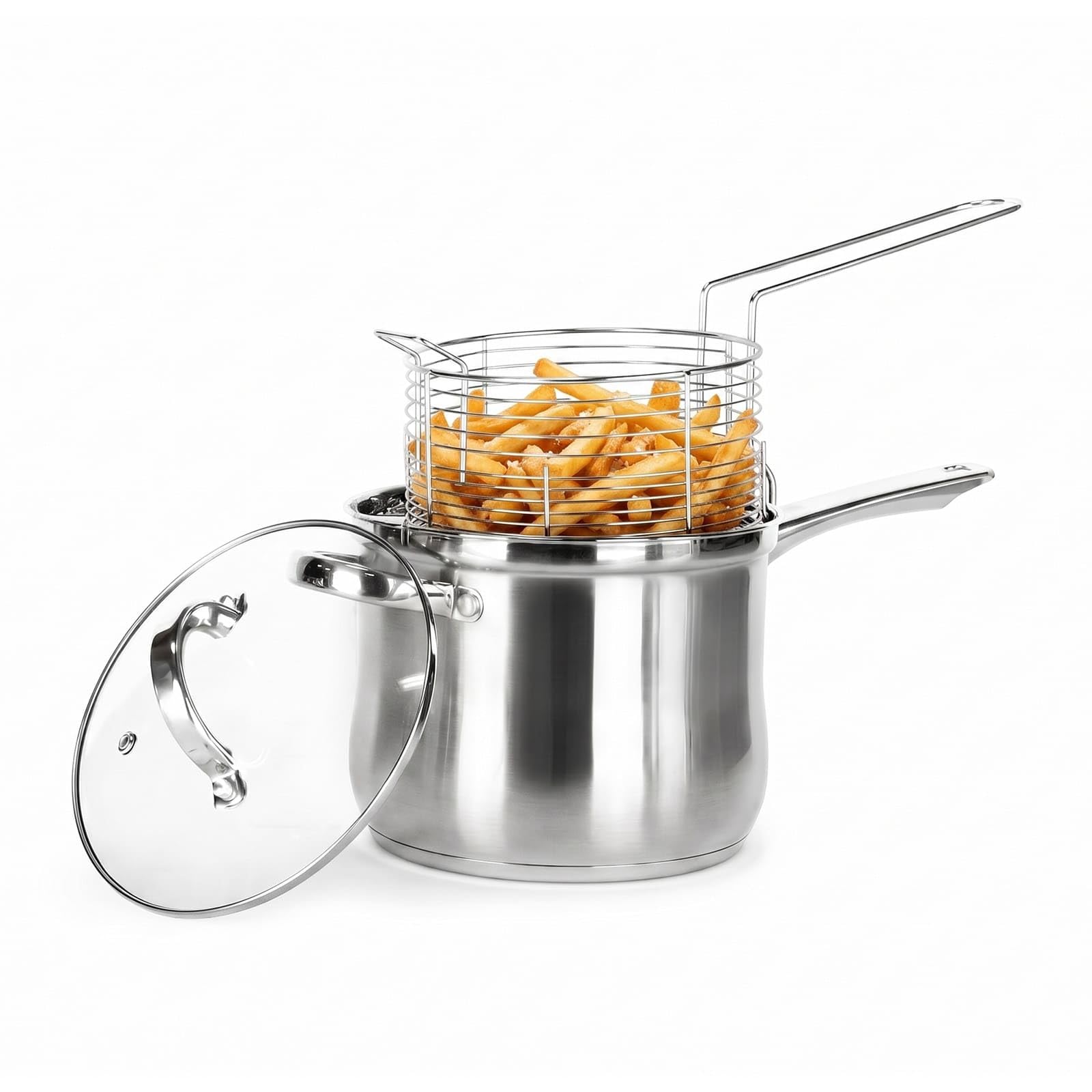 Tempura - Olla para freír (3,5 L, apta para inducción)