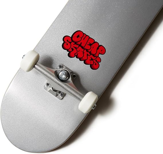 CCS Cheap Skates Tag Glitter Skateboard Complete - White - 7.25
