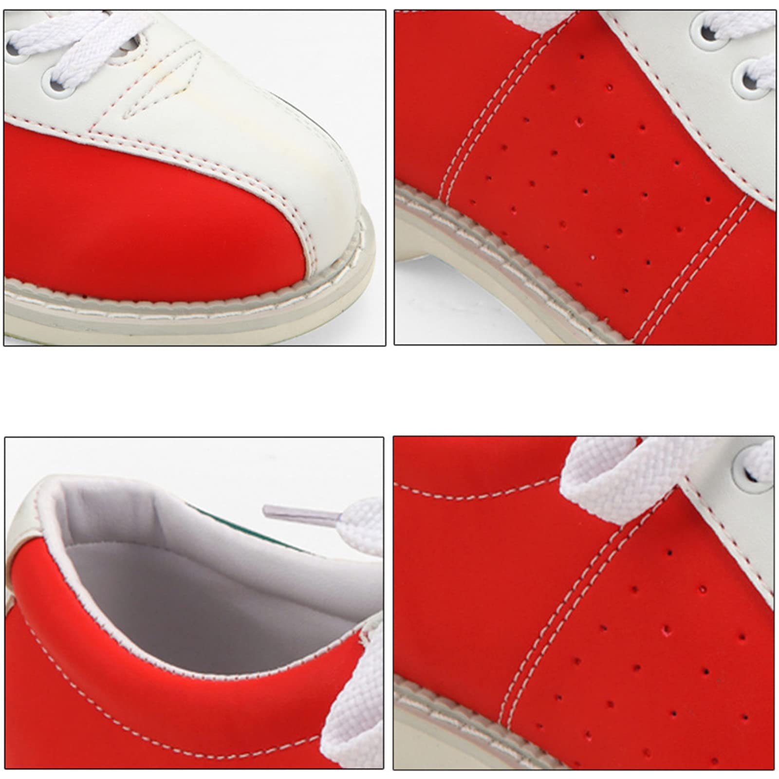 Chaussures De Bowling Hommes Femmes Cuir Chaussures De Bowling Légères Amortissement Résistant À l'usure