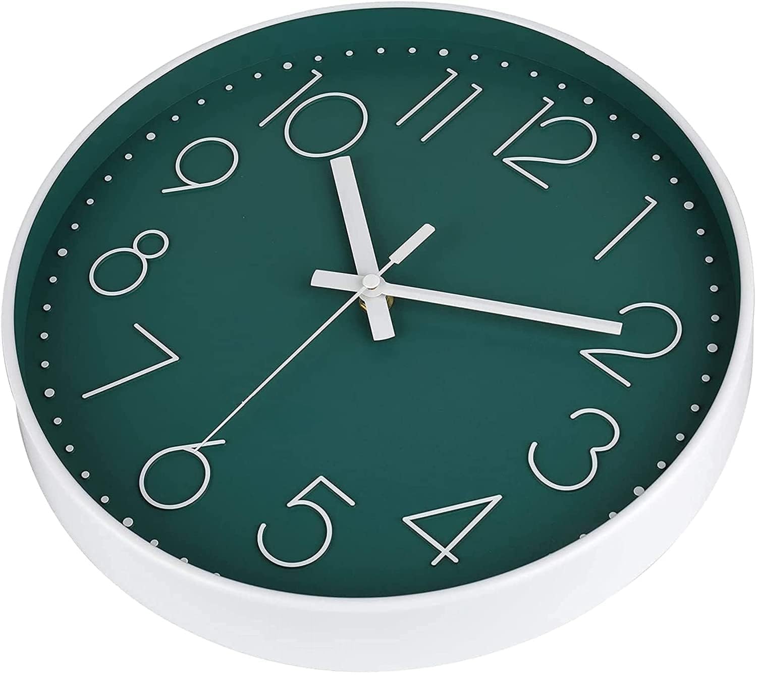 VOLANTIS Teal Silent Wall Clock - No Ticking! -2 VOLANTIS Teal Silent Wall Clock - No Ticking! -2