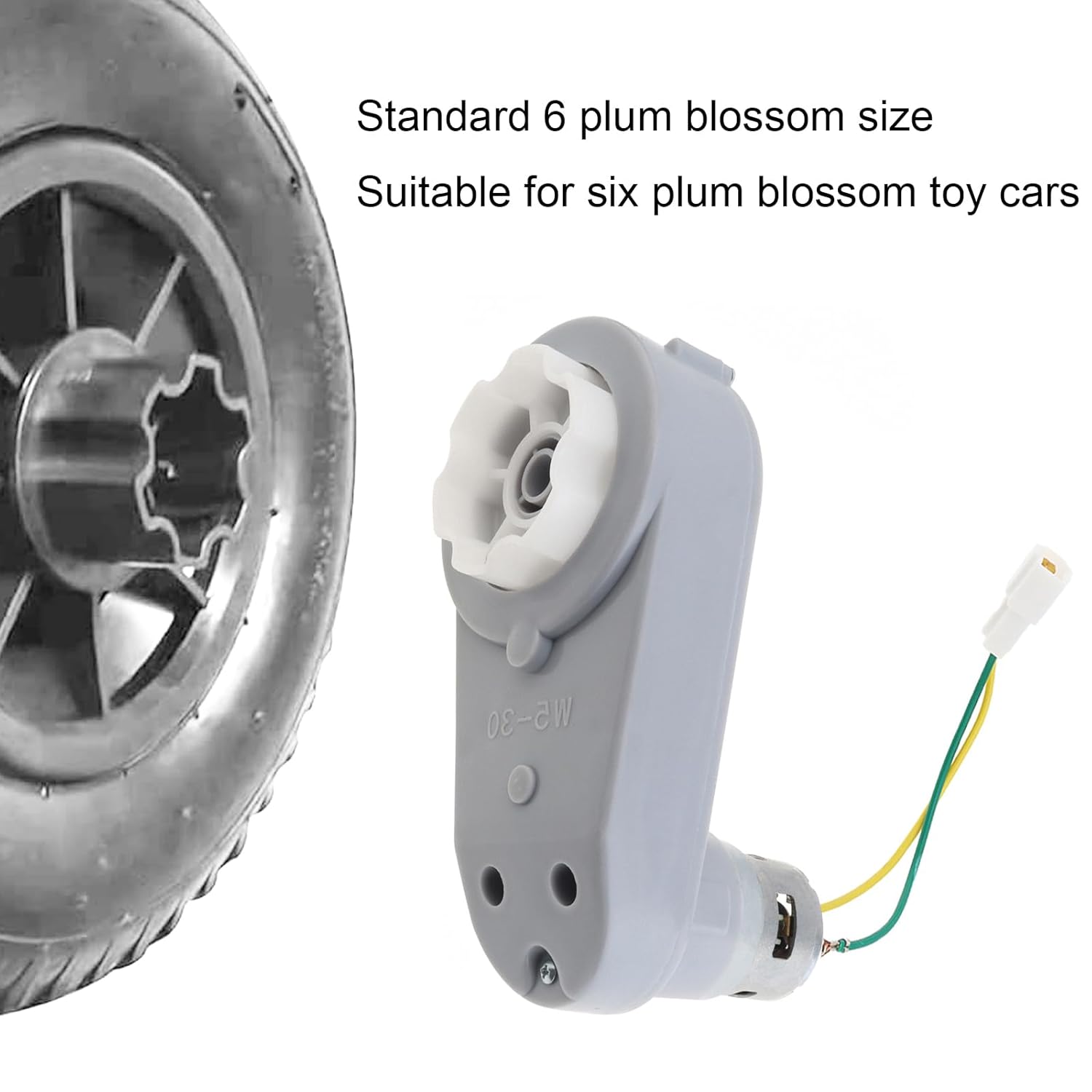 18V-24V RS775 High-Speed Motor Gearbox for Ride On Toys Car High Torque DC Motor Gearbox for Cars Motors Upgrade SUV Electric Vehicle Replace Parts