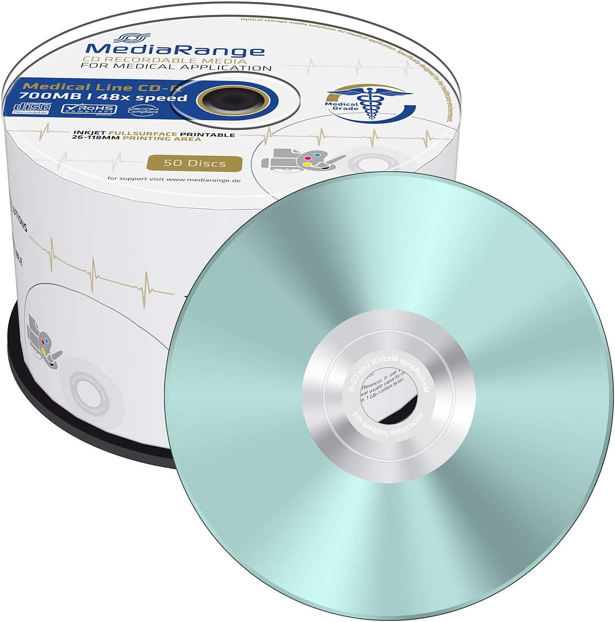 MediaRange Blank Cd Cd-R 700 Mb 50 Pc(S), W128784177
